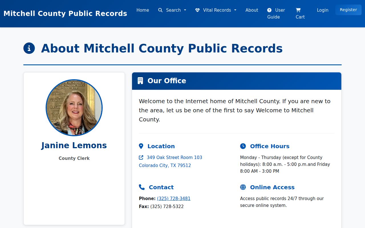 Mitchell County eDoc records portal